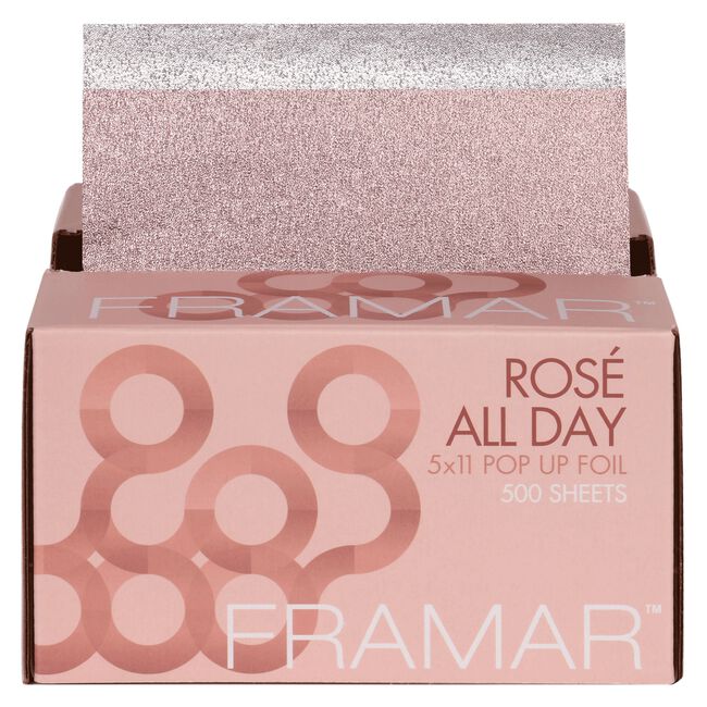 Light Pink Framar Rosé All Day Pop-Up Foil 5 x 11 Inch - 500 Count