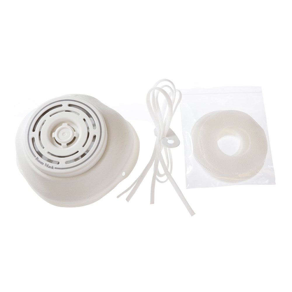 White Smoke BOOMCARE Boom Mask with 10 replacement filters