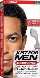 White Smoke Just For Men AutoStop Men's Hair Color, Jet Black A-60 1.2 Ounces Each (8)