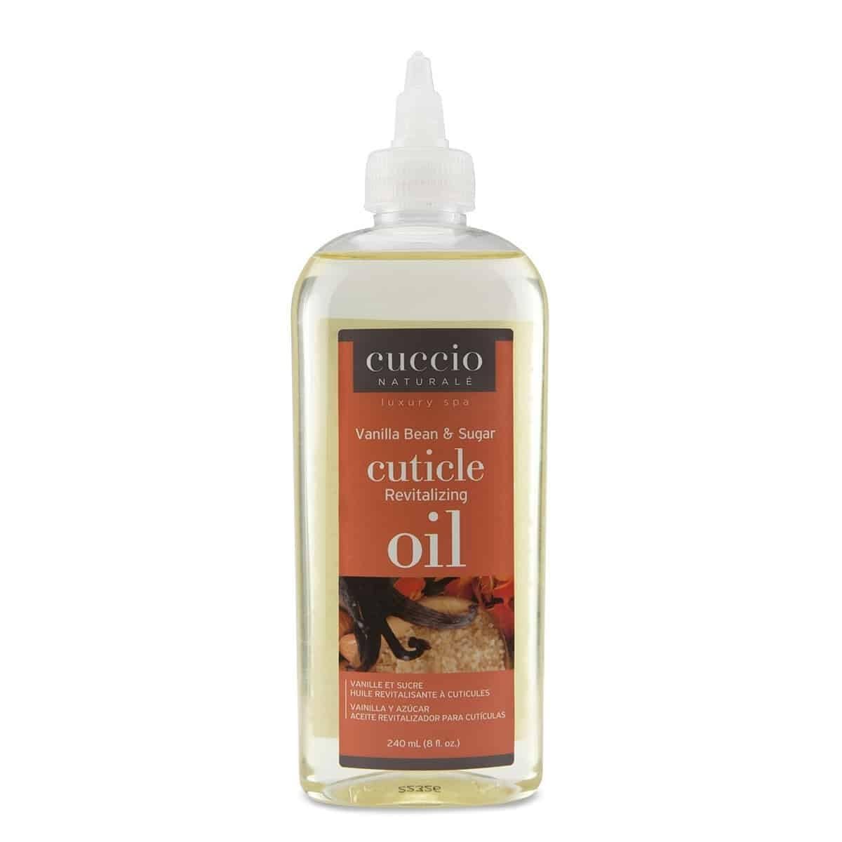 White Smoke Cuccio Naturale Vanilla Bean & Sugar Cuticle Revitalizing Oil, 8 oz, Lightweight Moisturizing Treatment