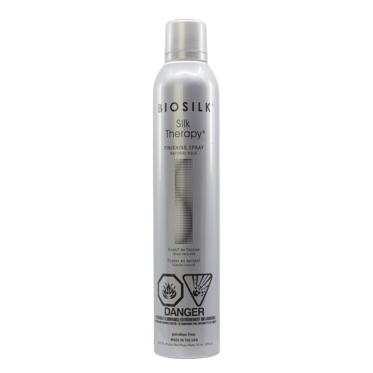 Gray BIOSILK Silk Therapy Finishing Spray (10oz) - Natural Hold