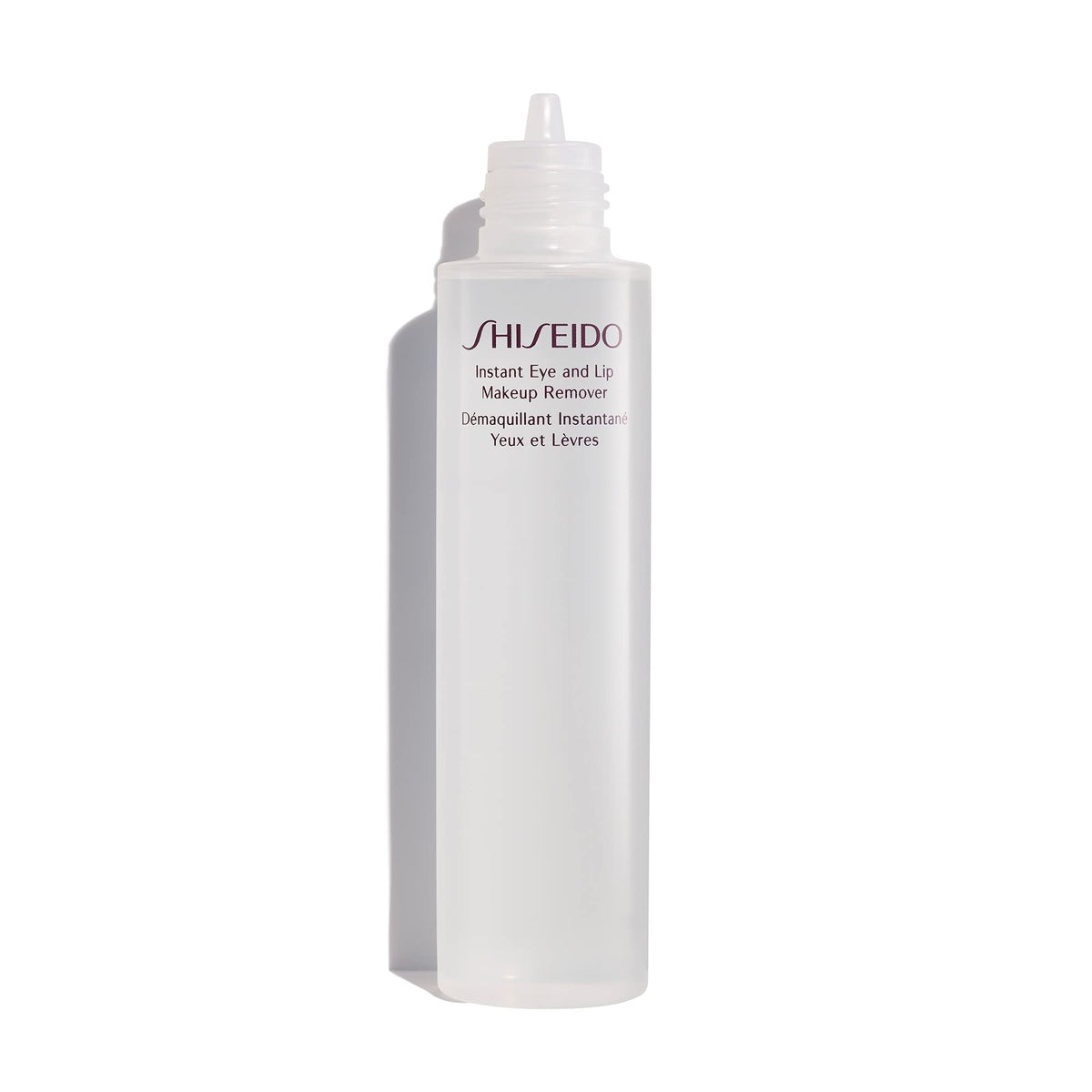 Light Gray Shiseido Instant Eye & Lip Makeup Remover - 125 mL - Gentle, Dual-Phase Formula - Dissolves Waterproof & Long-Wearing Makeup