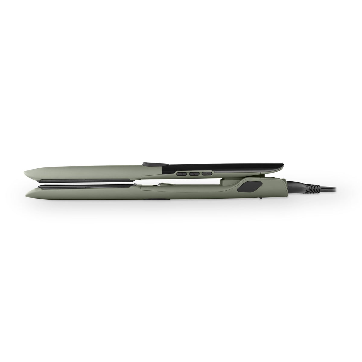 White Smoke StyleCraft Sage 1-Inch Vibrating Titanium Flat Iron Hair Straightener