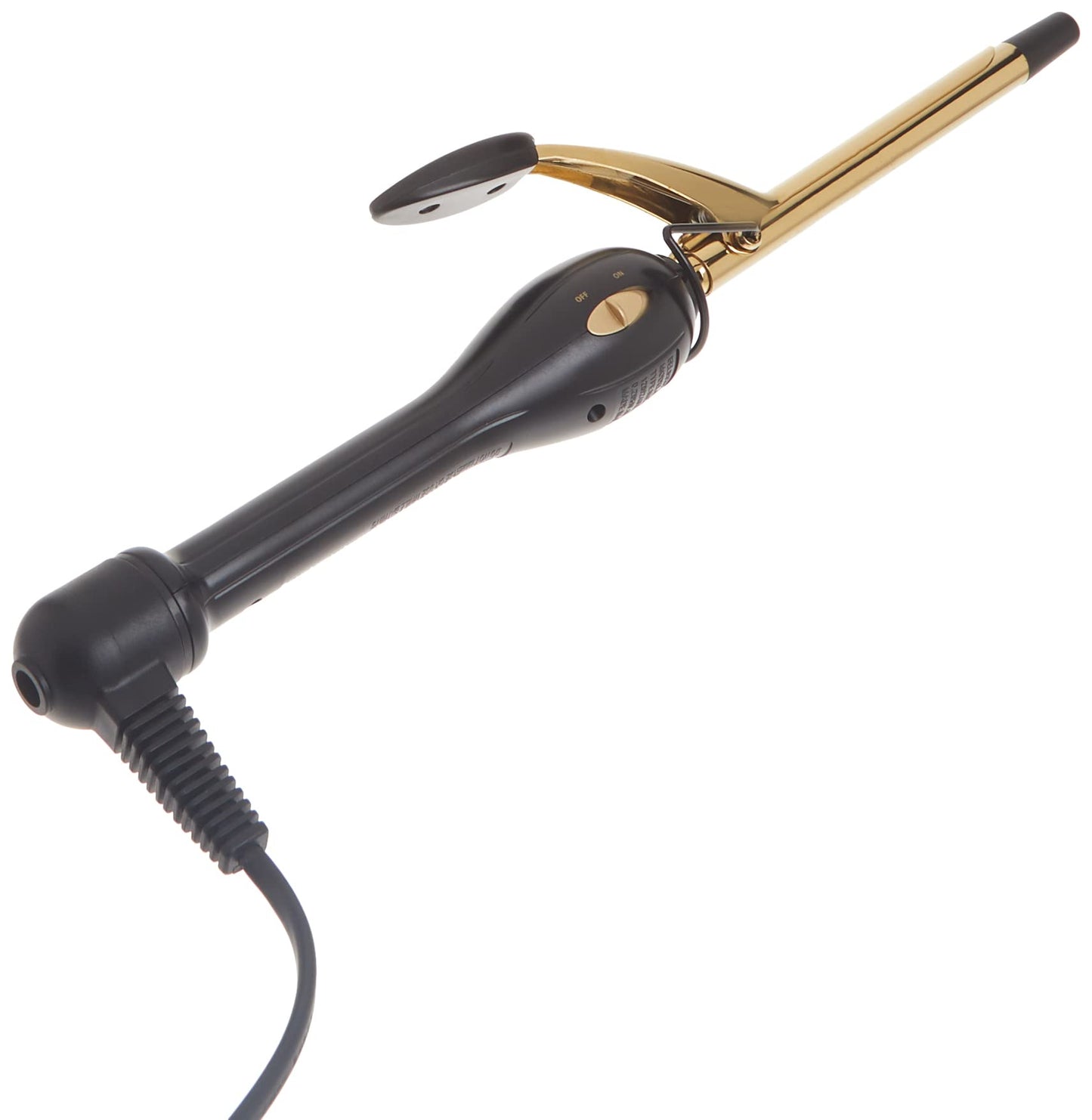 White Smoke Gold 'N Hot Professional Spring-Grip Curling Iron, 1/2 Inch