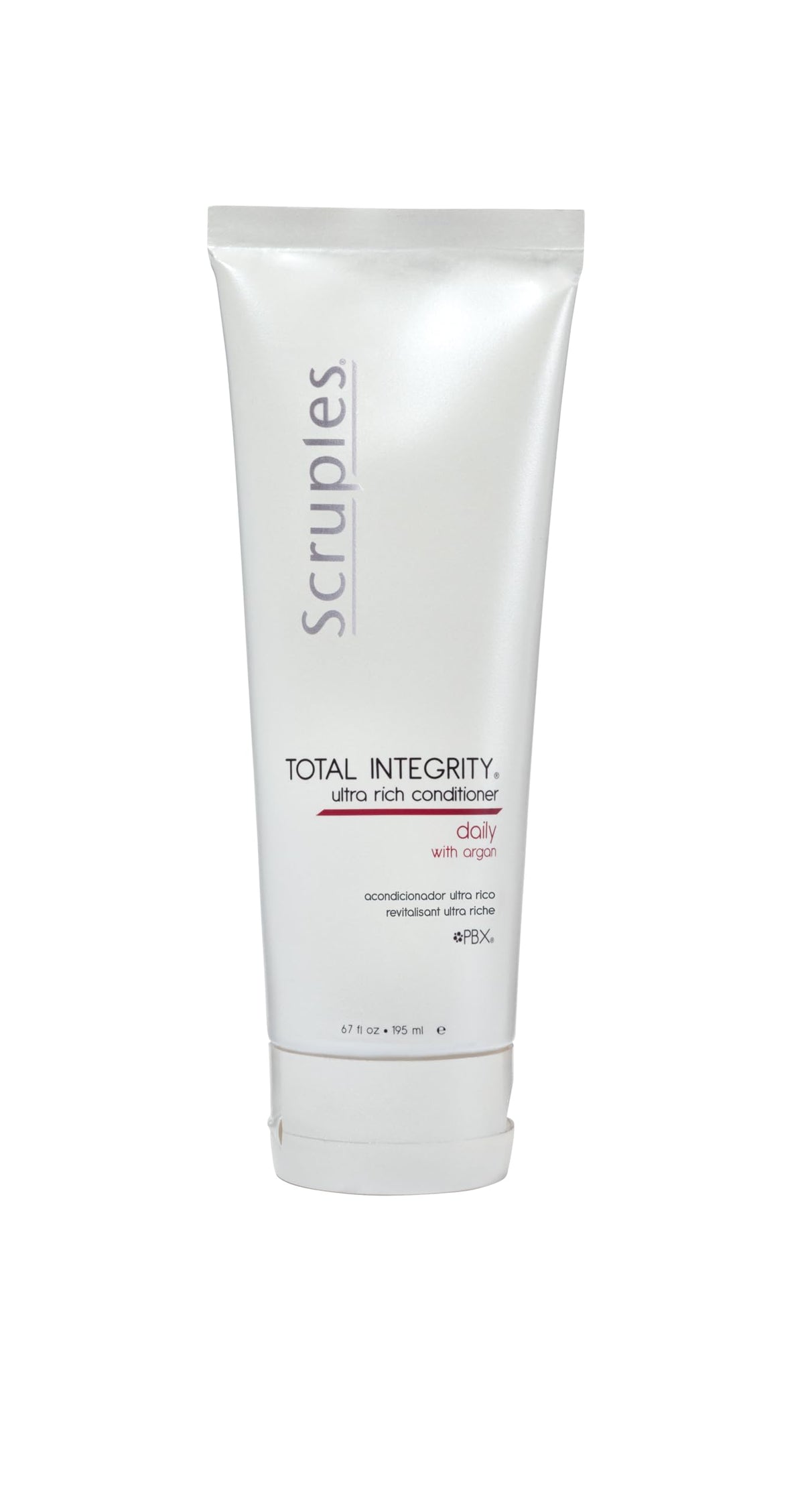 Light Gray Scruples Total Integrity Moisturizing Conditioner for Dry Hair - A Keratin, Quinoa + Argan Oil Formula to Deeply Penetrate & Restore Moisture to Dull, Brittle Hair (6.7 oz)