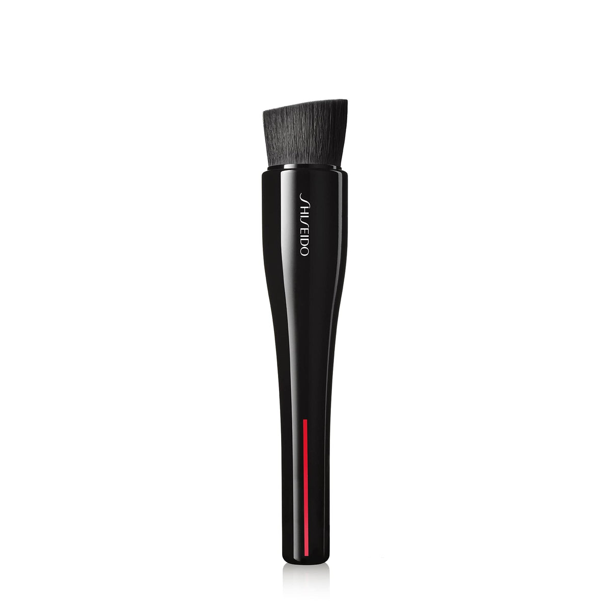 White Smoke Shiseido HASU FUDE Foundation Brush - Flat, Angled Design for Precision & Excellent, Streak-Free Coverage - High-Performance, Synthetic Bristles - Made in Japan