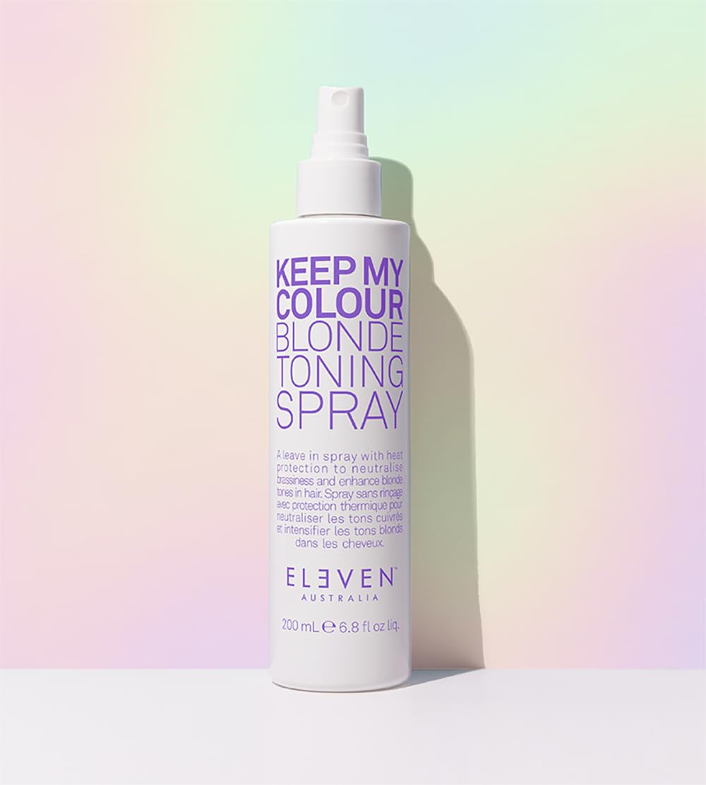 Antique White ELEVEN AUSTRALIA Keep My Colour Blonde Leave In Toning Spray - 6.8 Fl Oz