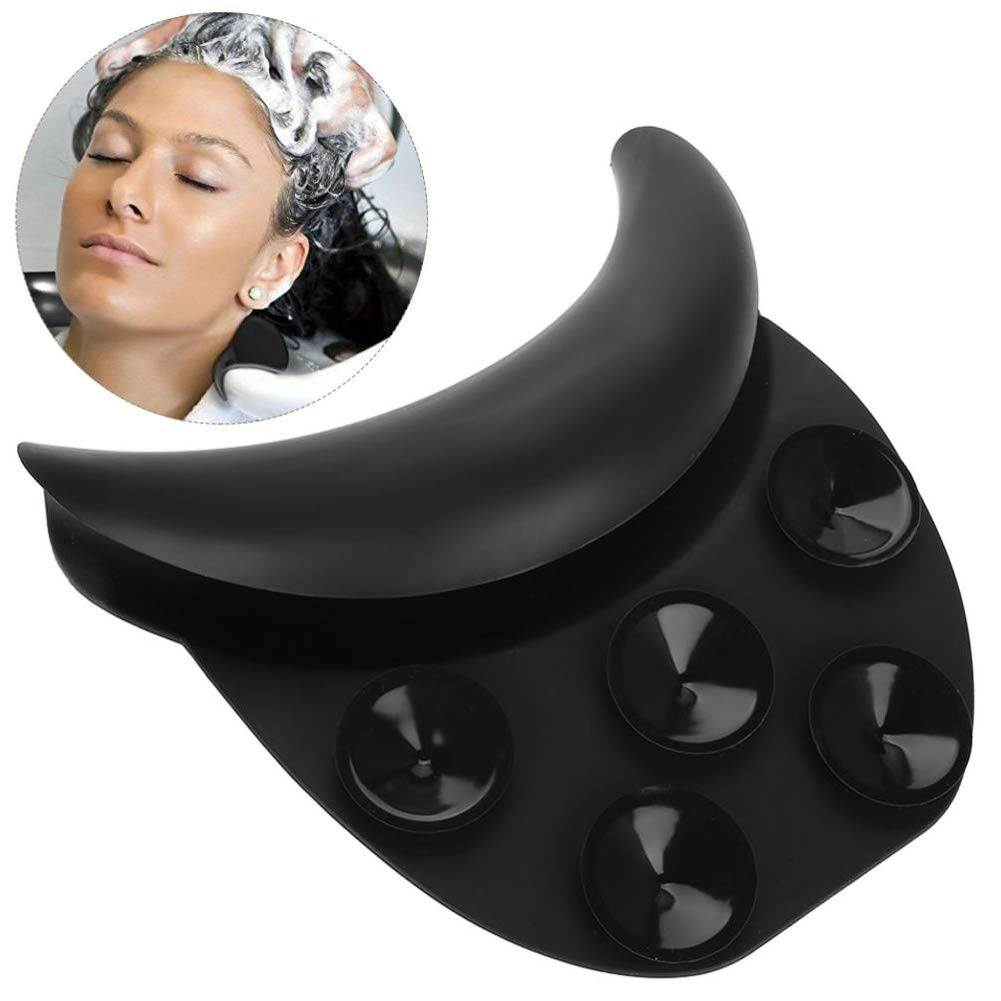 White Smoke Shampoo Bowl Neck Rest for Salon, Salon Shampoo Neck Rest Cushion, Professional Shampoo Bowl Neck Cushion, Silicone Salon Sink Neck Rest for Wash Basin Hair Washing Tray for Sink at Home