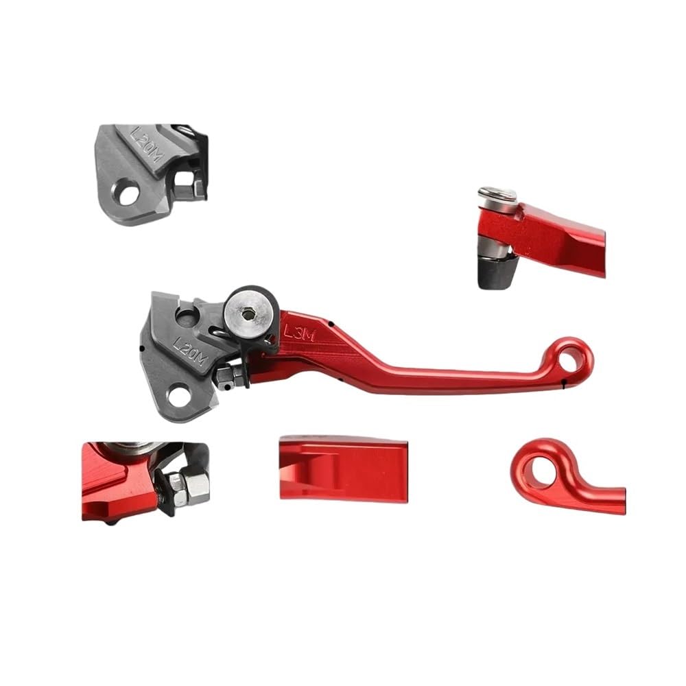 White Smoke Brake Clutch Lever For DT230 For LANZA 1997 1998 1999 Motorcycle Accesorios CNC Pivot Brake Clutch Levers Handle