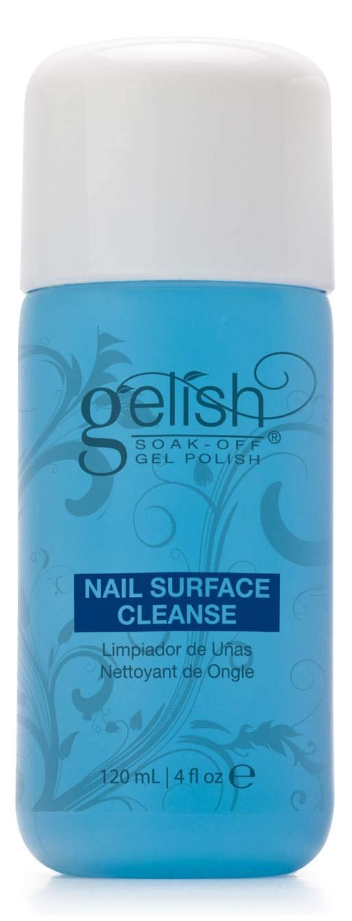 Light Gray NEW Gelish Soak Off Gel Nail Polish Remover & Cleanser Bottles 120mL + Nail File