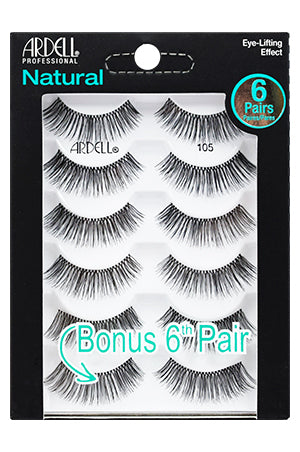 Ardell Natural Eyelashes(5+1pair) 105#68985