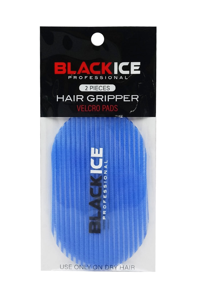 Black Ice Hair Gripper -Velco Pad #BIC011BLU (12/dz) -dz
