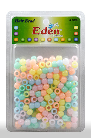EDEN XLG Blister Med Round Bead Pastel #BR9MPS -pk