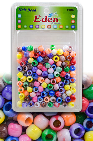 Eden 2 Tone XLG Blister Med Round Bead-Asst#BR9WAST-pk