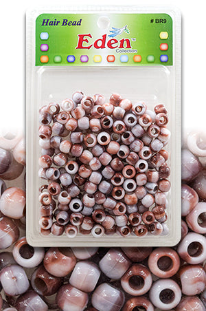 Eden XLG Blister Med Round Bead-Brown#BR9WBWN-pk