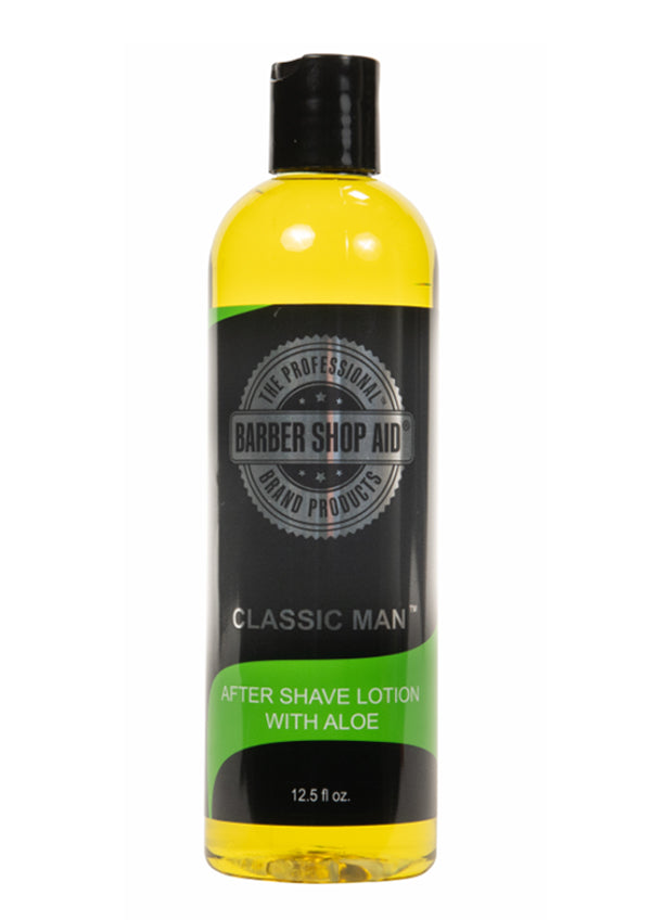 Barber Shop Aid Classic Man After Shave Lotion W/Aloe (12.5 oz) #8