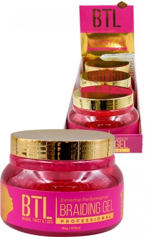 BTL Braiding Gel-Extreme (16 oz) #BTLG01-16 #6 - pc