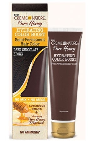 Creme of Nature Semi Perm Hair Color -Dark Chocolate Brown (3 oz) #128