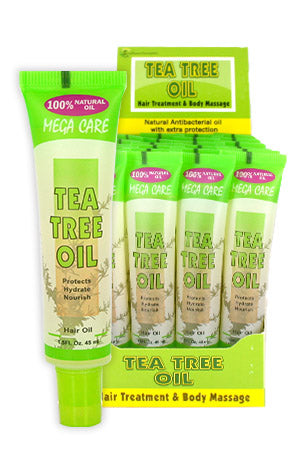 Difeel Mega Tube Hair Oil (1.5oz/24pc/ds)-Tea Tree #22