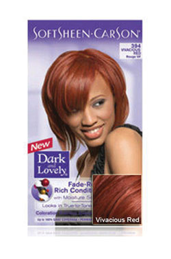 Dark&Lovely Fade Resist Hair Color Kit #394 Vivacious Red