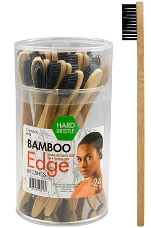 Donna Bamboo Edge Brushes (24 pc/Jar) #918 -Jar