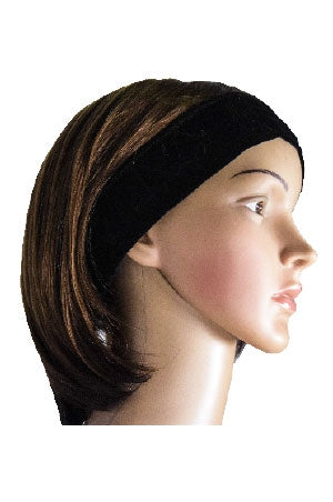 Donna Velvet Wig Band #22561(Black)-dz