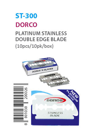 Dorco Stainless Blade #ST-300 (10x10/Box-Blue)-pk