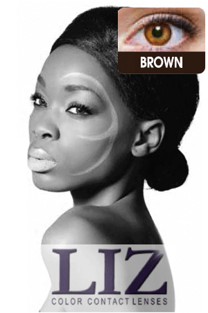 LIZ Color Contact Lenses #2T Brown #9