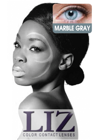 LIZ Color Contact Lenses #2T Marble Gray #17