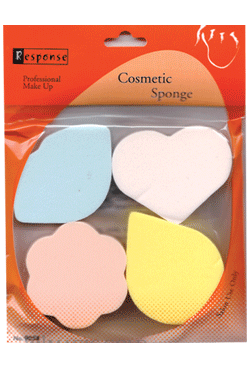 Cosmetic Latex Sponge 4pcs Assorted #9058 -dz