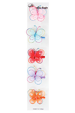 Kid's Hair Clip #2427 (5pcs/pk) -Strip