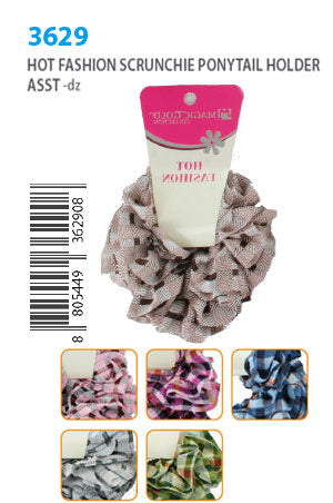 Magic Gold Hot Fashion Scrunchie Ponytail Holder #3629 -dz