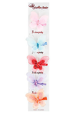 Kid's Hair Clip #2430 (5pcs/pk) -Strip