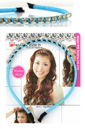 Magic Gold Metal Hair Band #5174 Assorted - dz