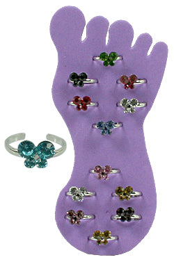 Toe Ring (12 rings) #2677 Butterfly