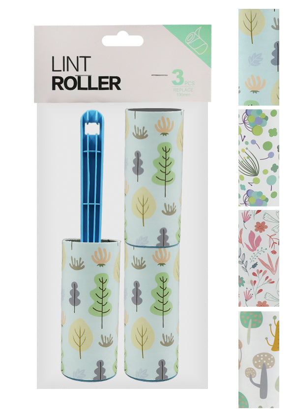 Magic Gold 3 pcs Lint Roller #8110-3 Assorted -pc