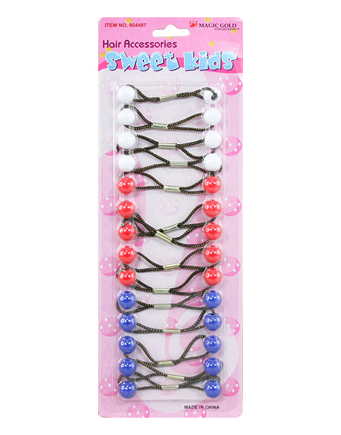 Magic Gold Bubble Round #904497 White/Red/Blue(S) -pc