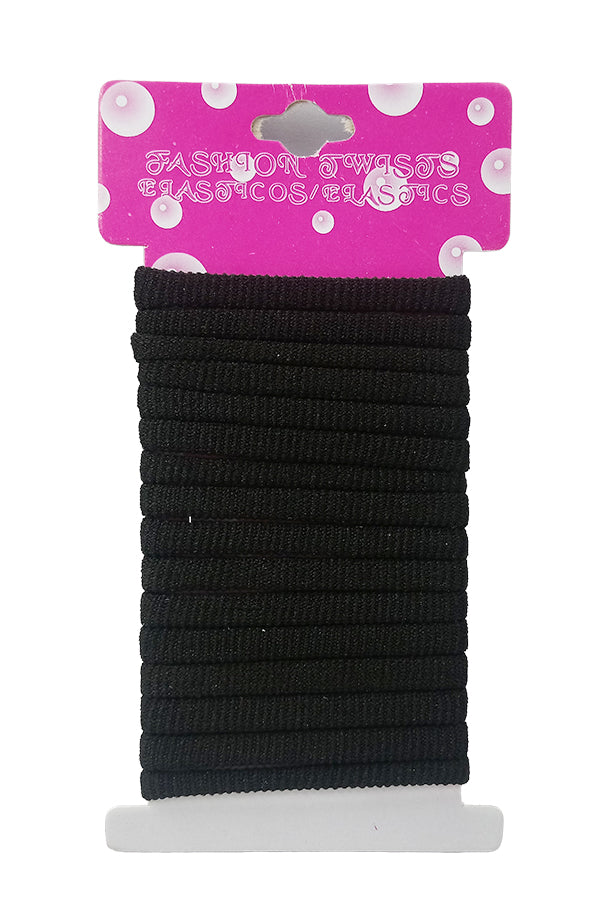 Ponytail Holder #3 (XYT-80168 Black) - dz