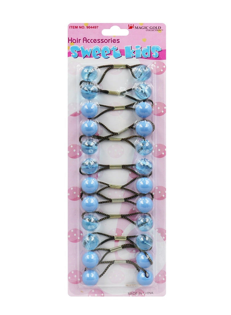 Magic Gold Bubble Round (13mm) #904497 Blue/Clear(M) -pc