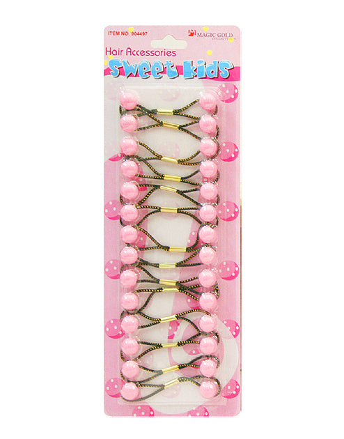 Magic Gold Plastic Bubble Round #904497 Pink(S) -pc