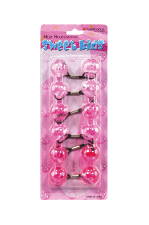 Magic Gold Bubble Round #XL13 Crystal Pink Mix(XL) -pc
