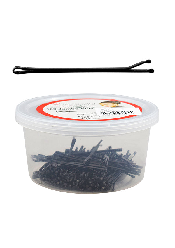 Magic Gold 100 Jumbo Pins #3419 Black -Jar