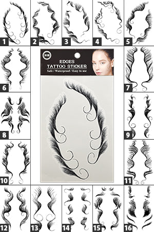 Edges Tattoo Sticker #HCR99645-dz