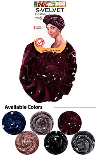 Turban S-Velvet TUG99681 (Asst) #9-dz