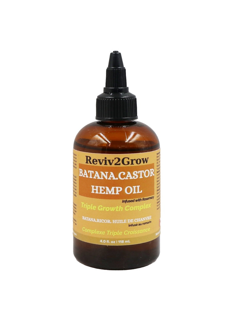 Reviv2Grow Batana Castor Hemp Oil -Triple Growth Complex (4 oz) #8