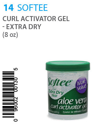 Softee Curl Activator Gel -Extra Dry (8 oz) #14