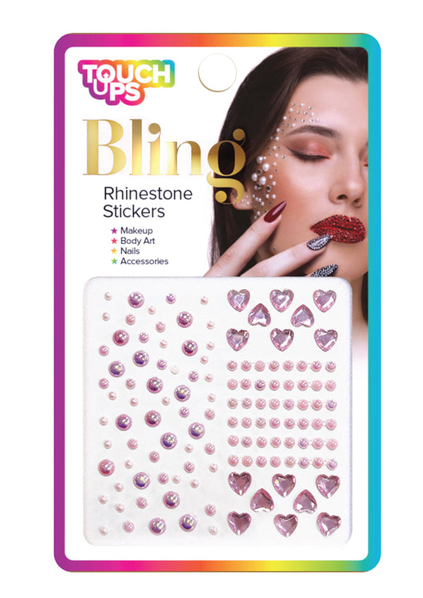 Touch Ups Rhinestone Stickers Pink Mix #BLG014-dz
