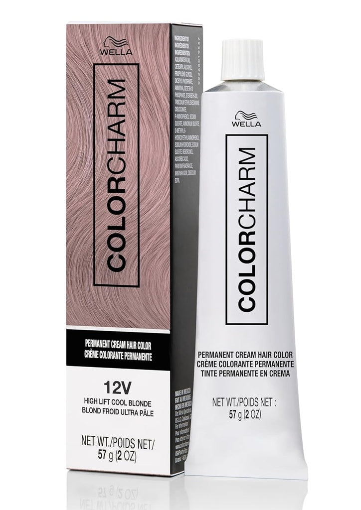 Wella Color Charm Cr������me Hair Color #12V (High Lift Cool Blonde) -pc