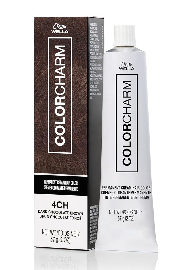 Wella Color Charm Cr������me Hair Color #4CH (Dark Chocolate) -pc