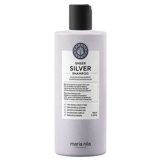 Light Gray Maria Nila Sheer Silver Shampoo